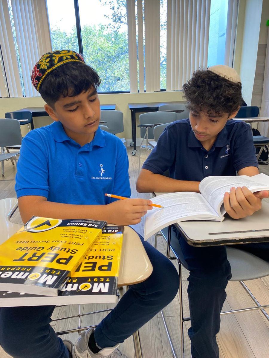 Landow students at work in class