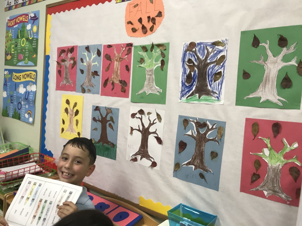 Student artwork display