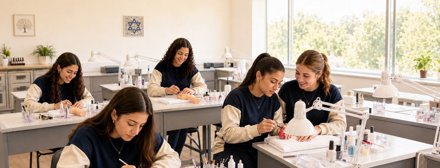 Nail Technology elective at Landow Jewish Academy