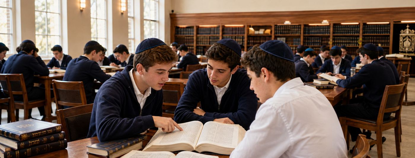 Talmud elective at Landow Jewish Academy