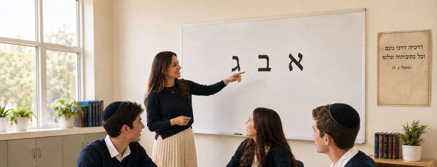 Hebrew elective at Landow Jewish Academy