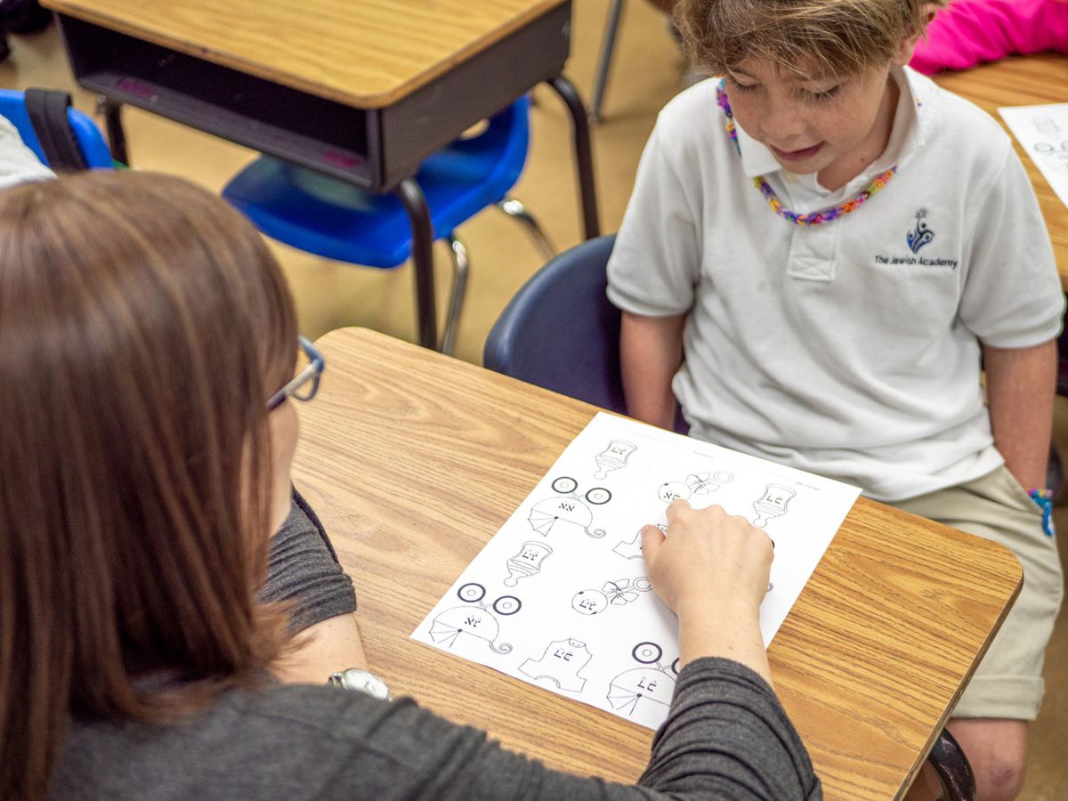 Hebrew reading practice