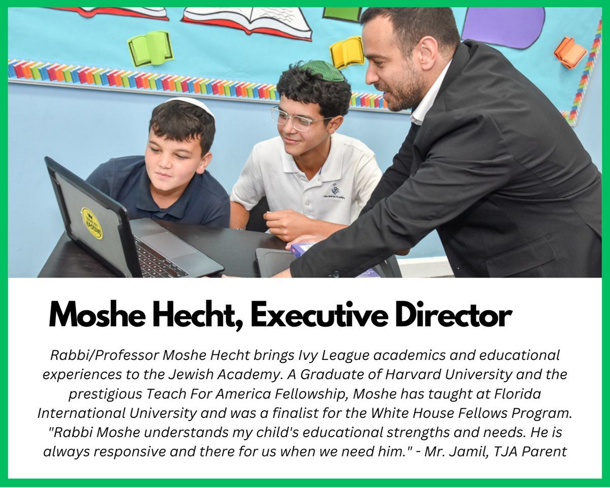 Moshe Hecht, Executive Director profile